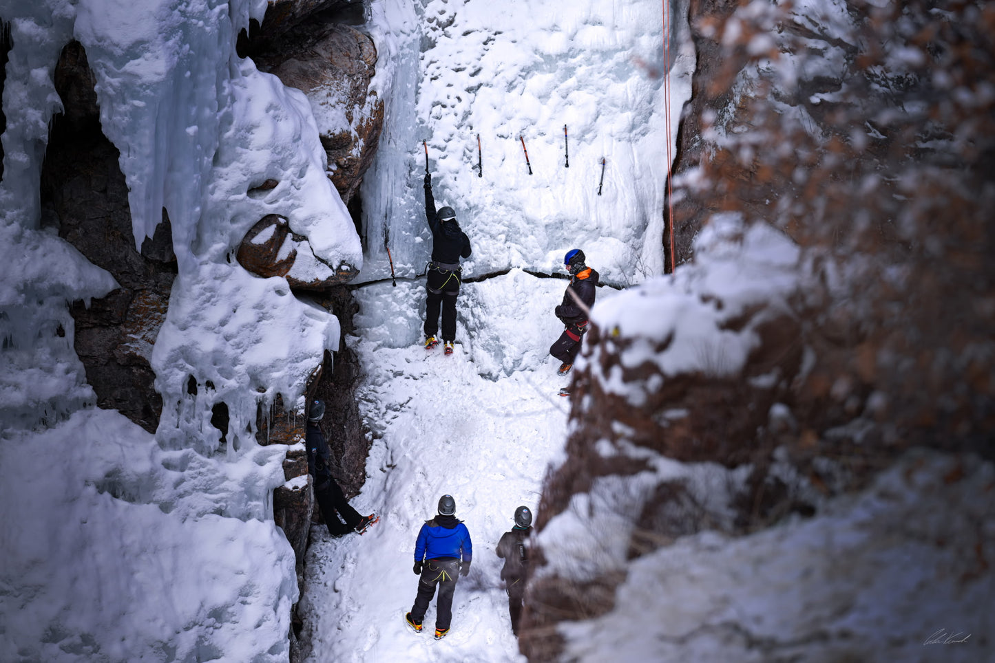 Frozen Heights: Weekend Ice Climbing Adventure