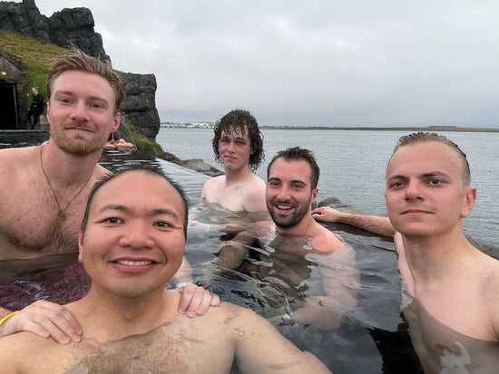 Enjoying Sky Lagoon