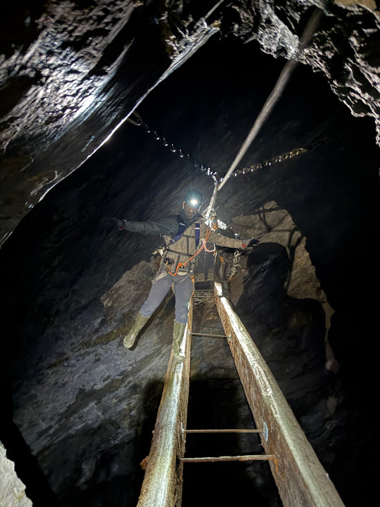 Exploring an Abandoned Mineshaft in Wales