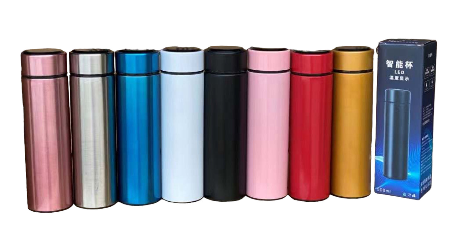 Stainless Steel Vacuum Insulated Smart Water Bottle with Digital LED temperature display